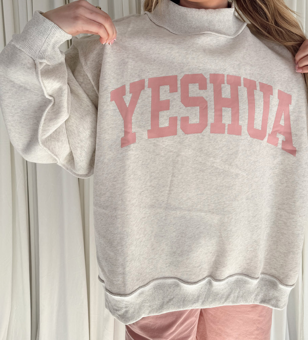 YESHUA Reversible Mock neck Sweatshirt