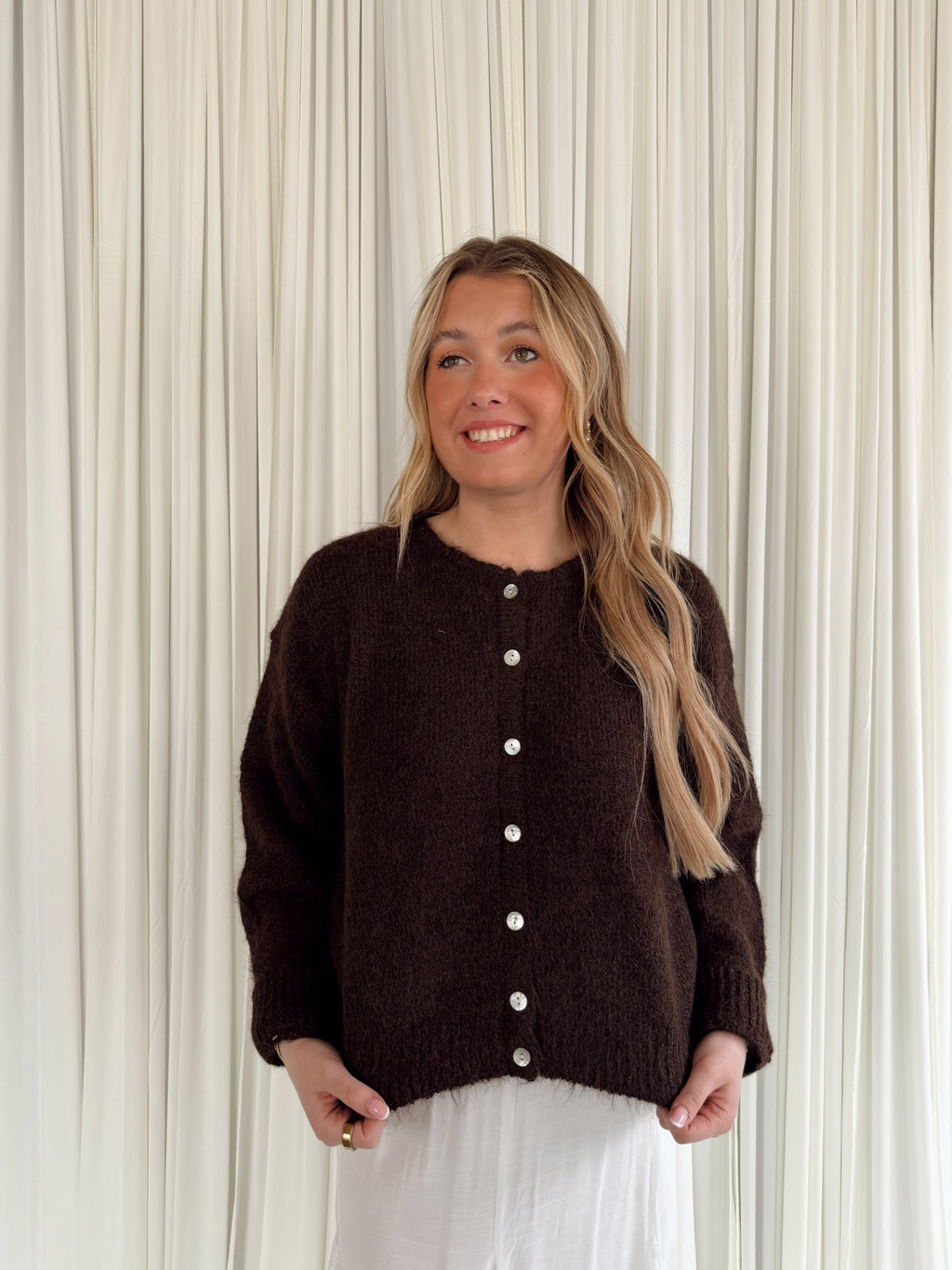 Lucas Button Front Cardigan