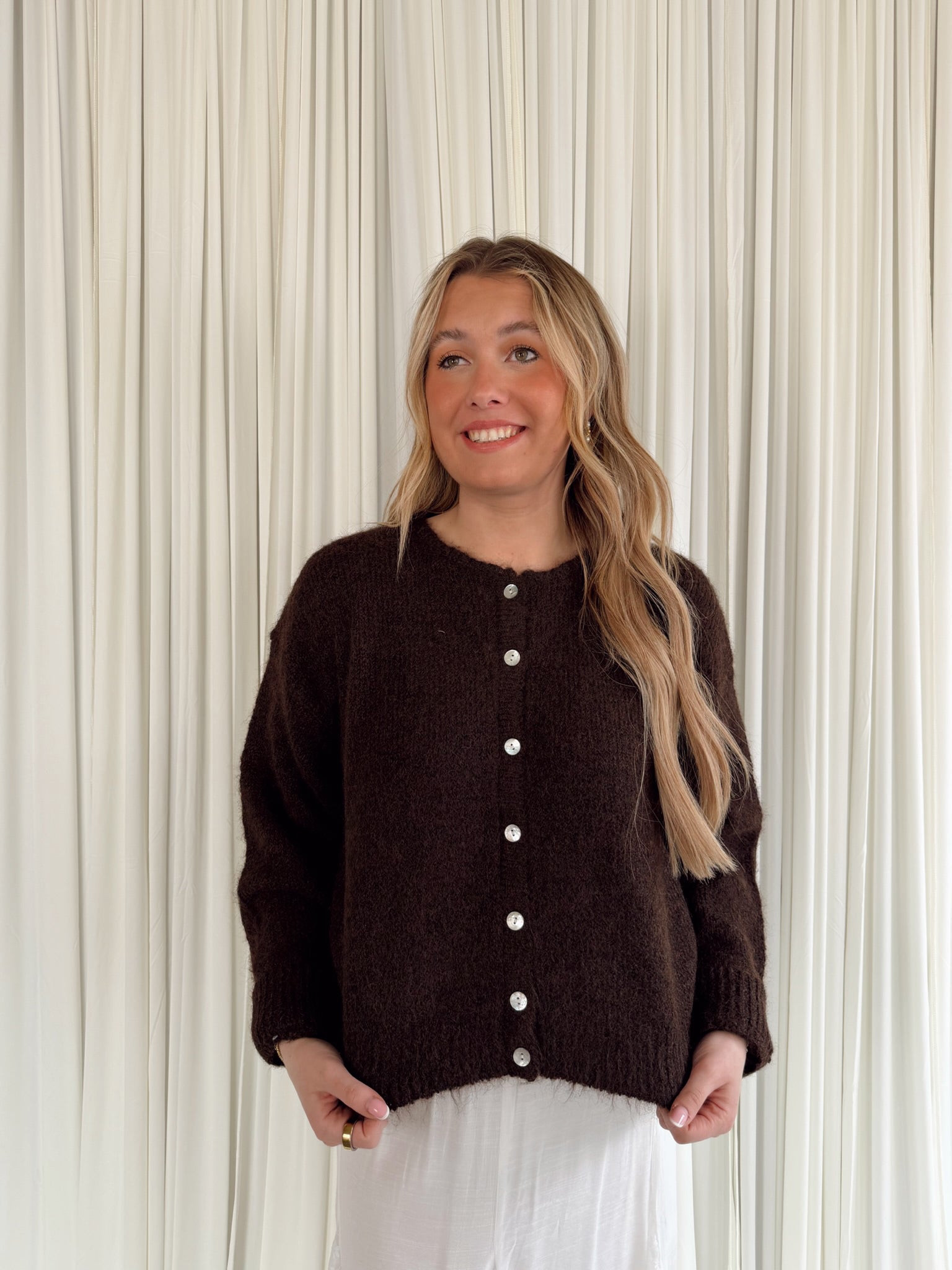 Lucas Button Front Cardigan