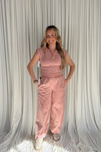 Short Sleeve Wrap Top