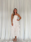 Off Shoulder Tiered Maxi Dress