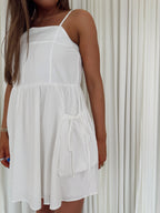 Square Neck Flare Mini Dress