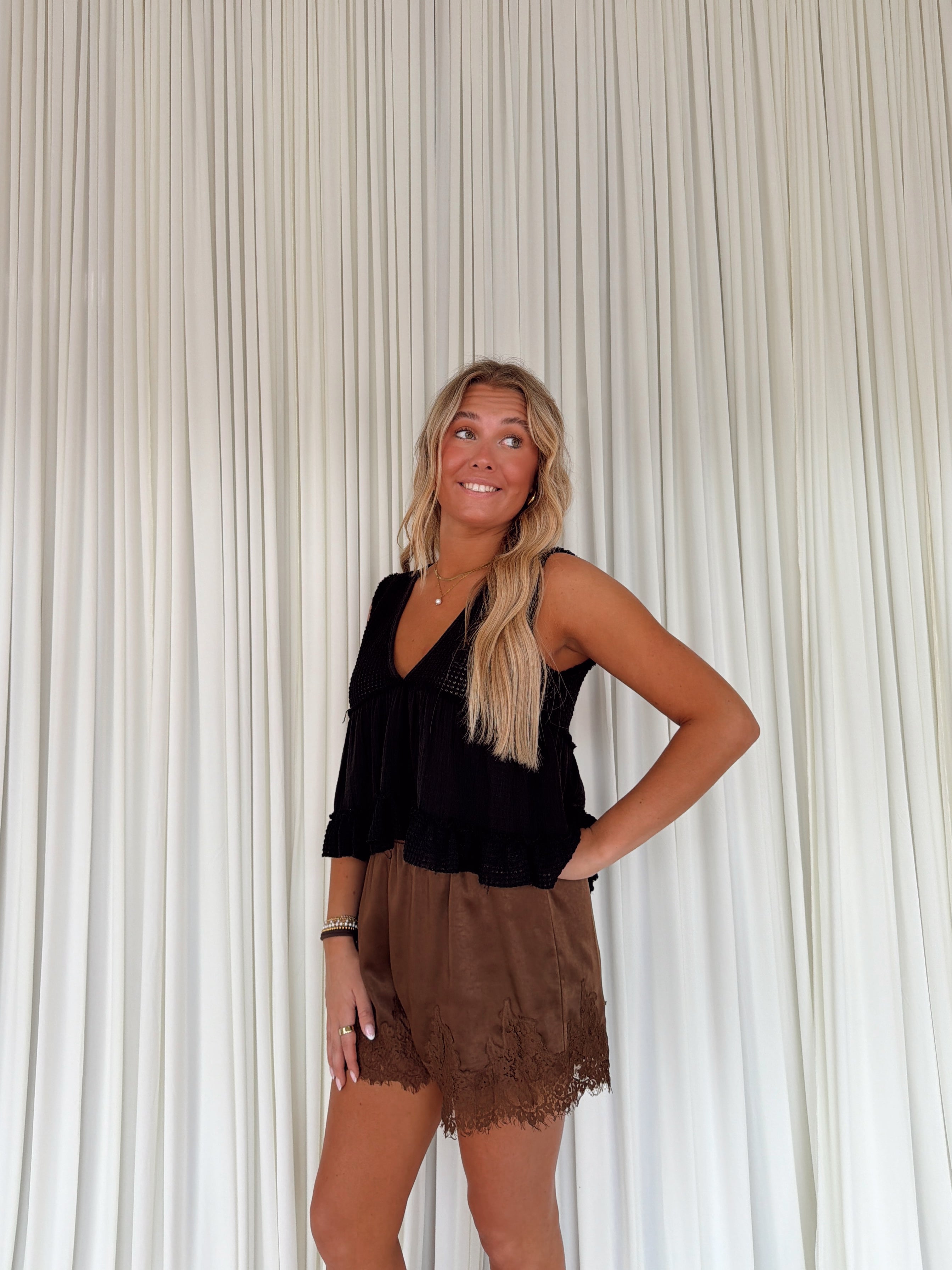 Mini Babydoll Sleeveless Tank