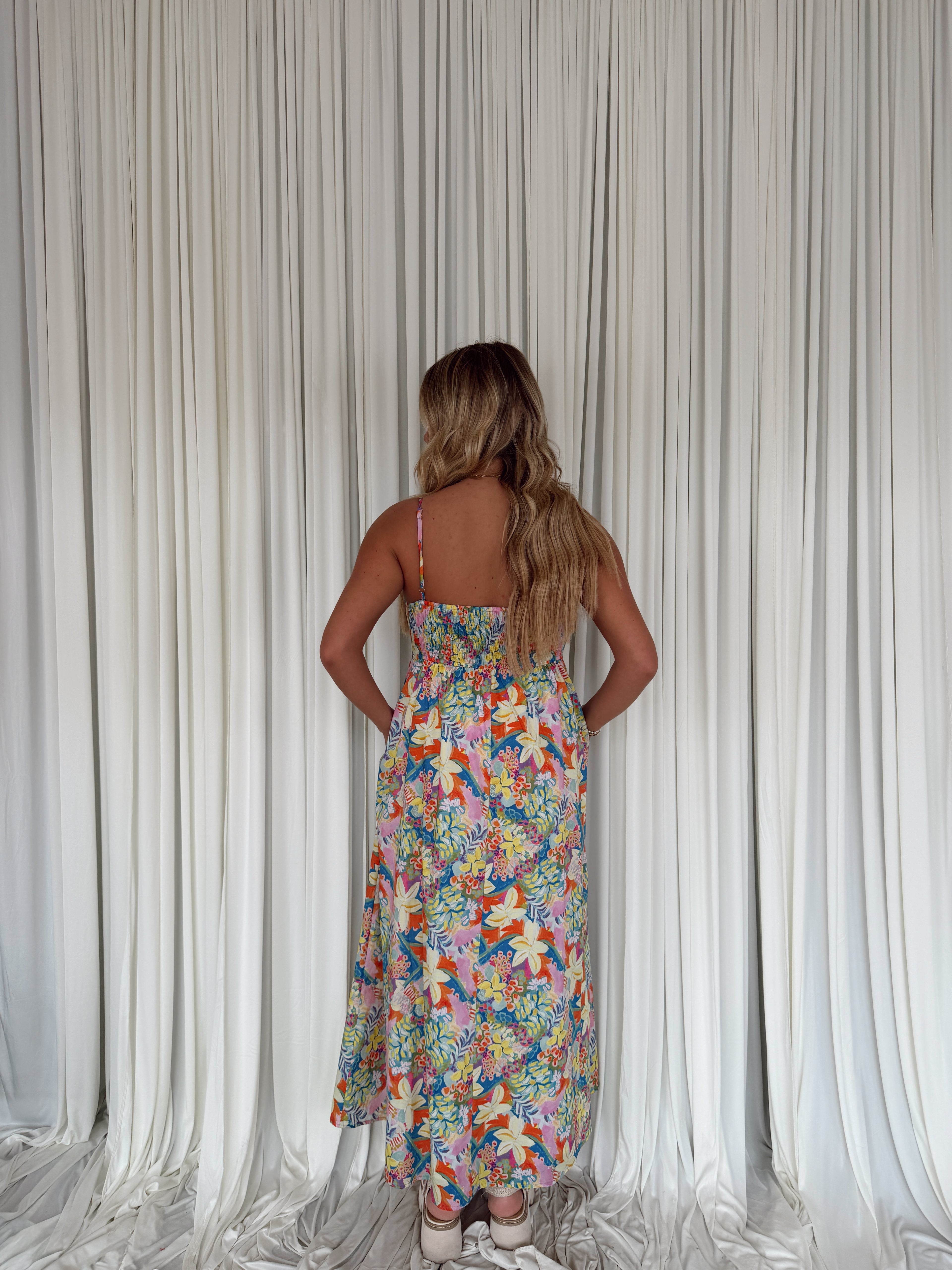 Tropical Garden Maxi Dress