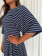 Striped Flowy Romper