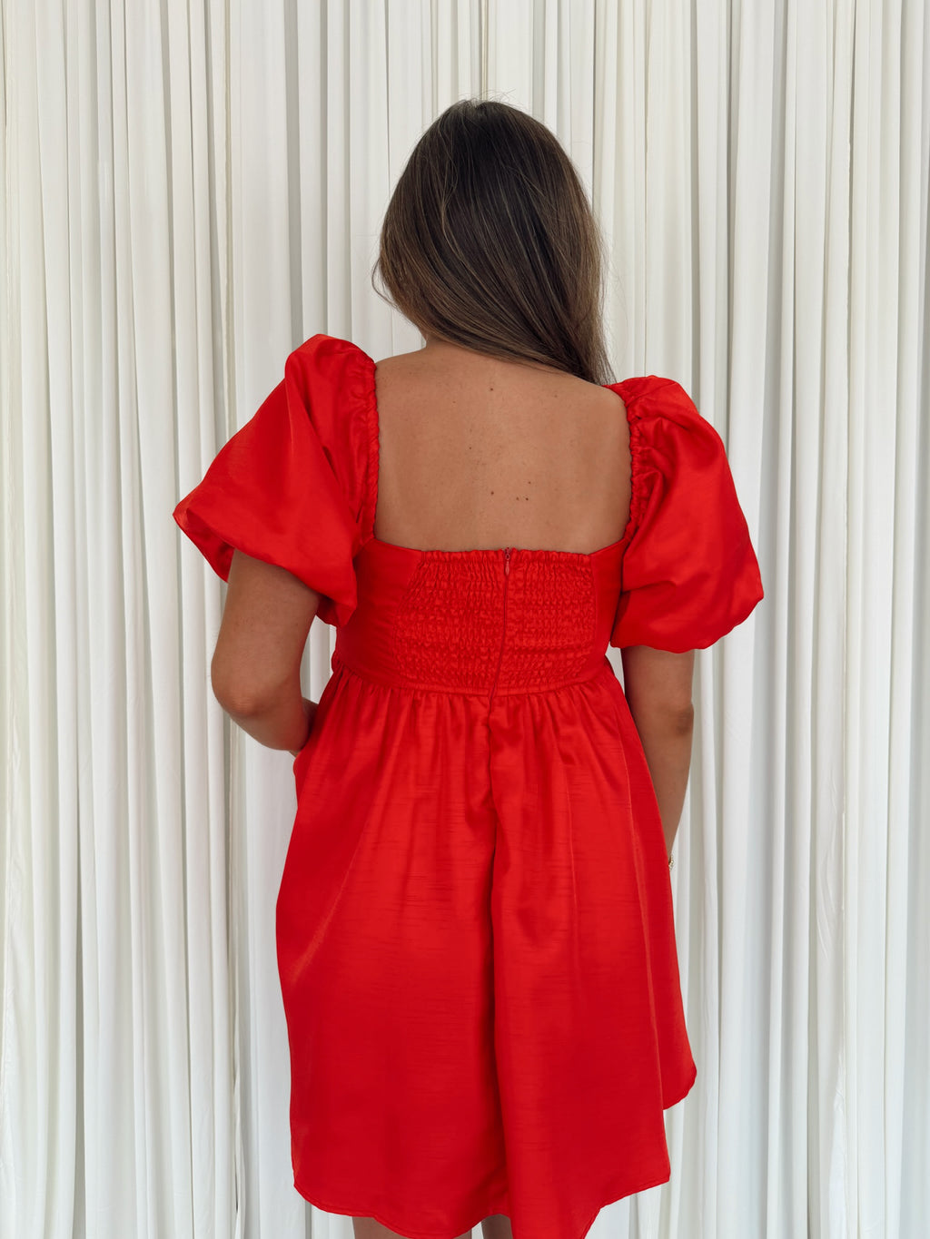Square Neck Mini Dress