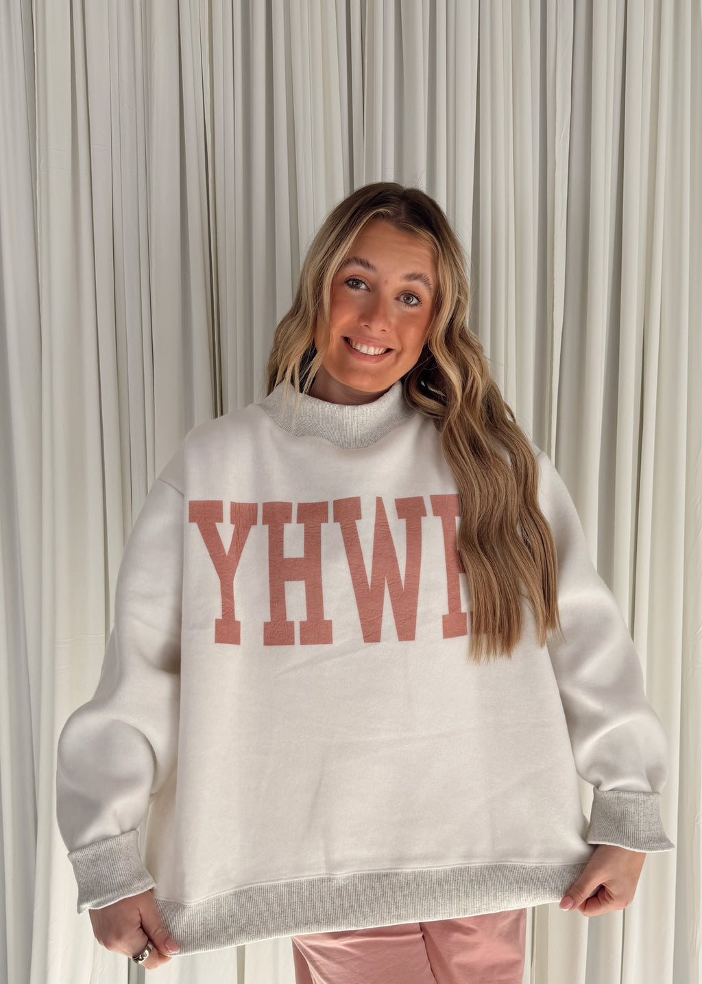 YESHUA Reversible Mock neck Sweatshirt