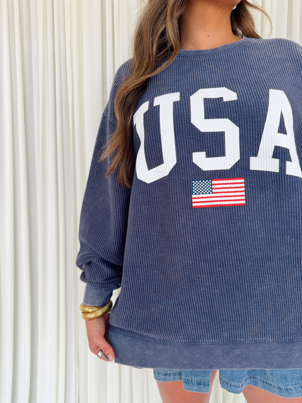 USA Flag Sweatshirt