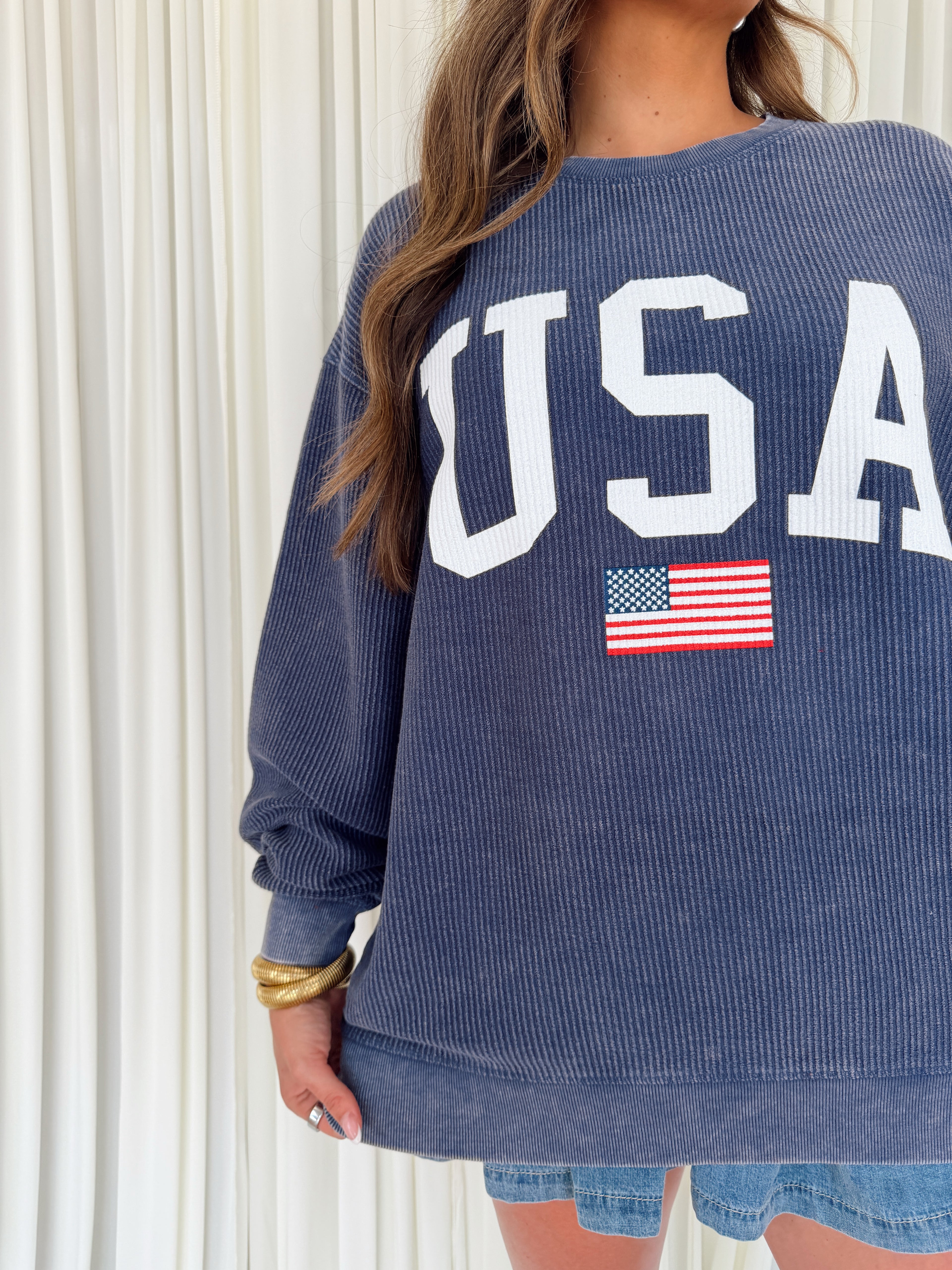 USA Flag Sweatshirt