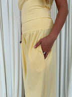 Mineral Washed Wide Leg Pants