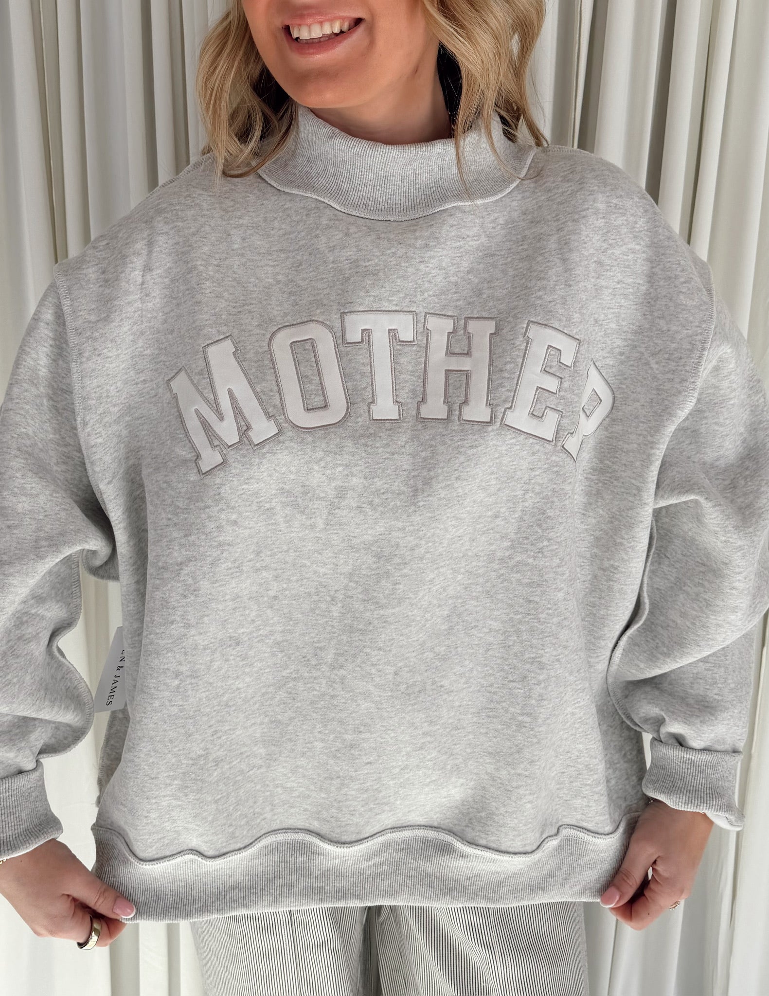 Mother Mockneck Sweatshirt