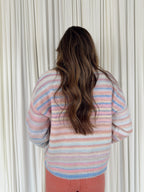 Button-Up Knit Sweater Cardigan