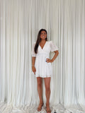 Textured Rose Mini Dress
