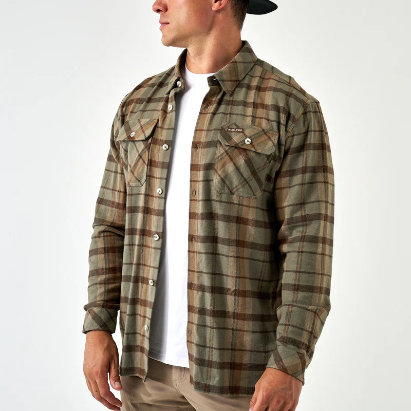 Flannel Shirt - Timber Brown