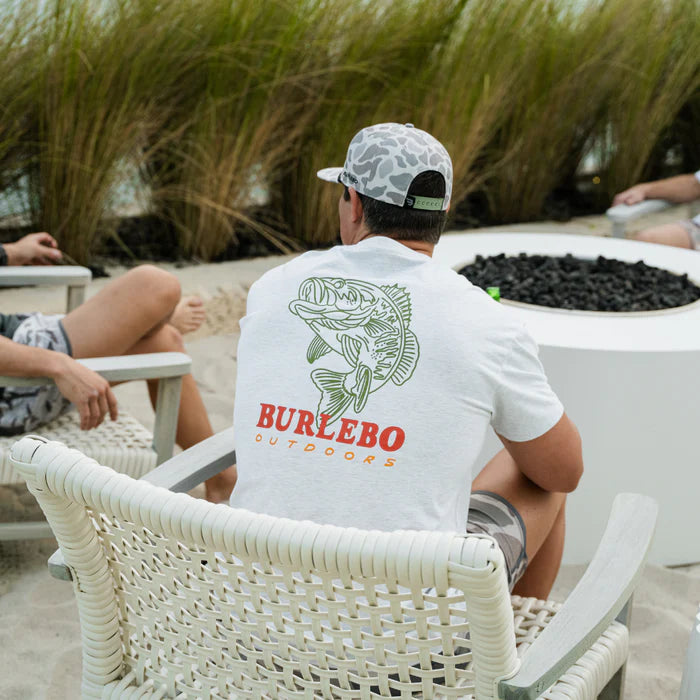 Short Sleeve Tee - Fish Wild - Ash Grey