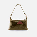 Avon Shoulder Bag - Polished Leather | Olive Veil