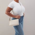 Darcy Carry-All Crossbody - Polished Leather | Pale Flax