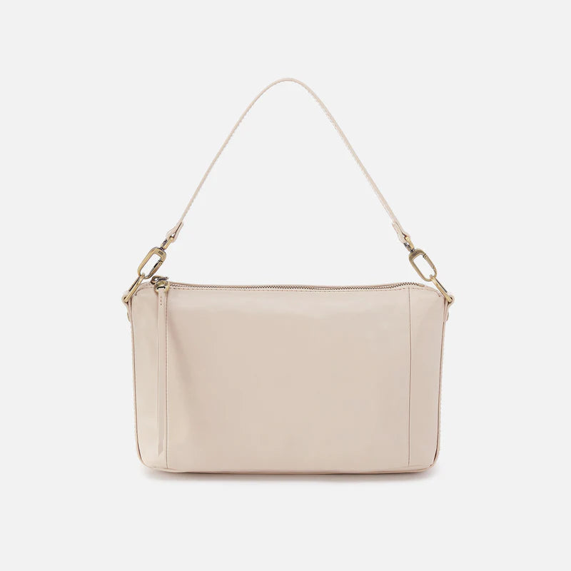 Darcy Carry-All Crossbody - Polished Leather | Pale Flax