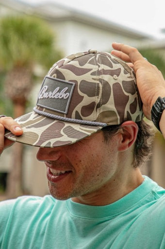 Cap - BURLEBO Grey Patch - Camo