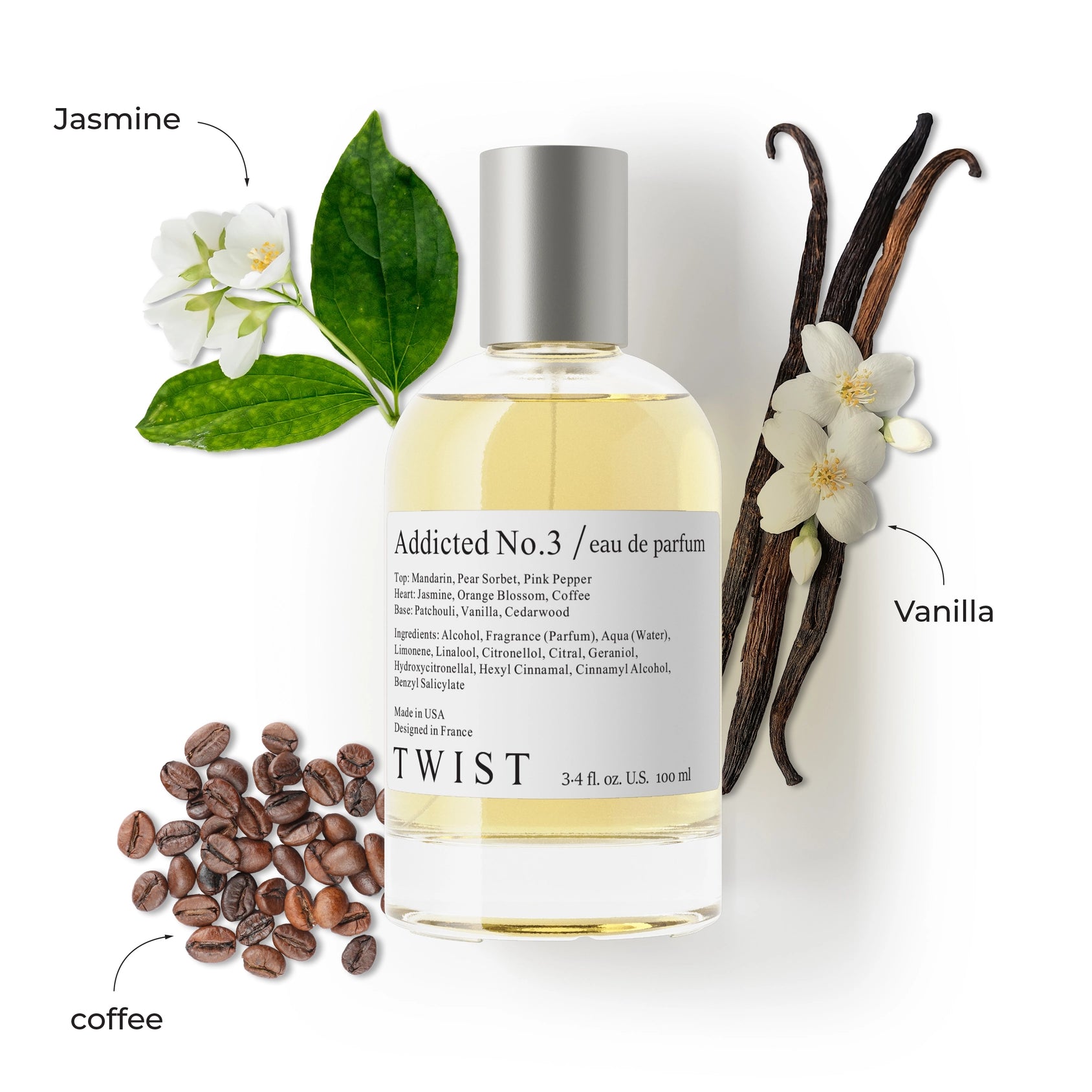 Twist Addicted No.3 Inspired By Blk Opium Perfume