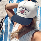 Take It Easy Trucker Hat - Navy