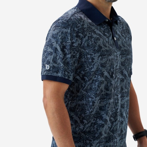 Ringer Performance Polo - Digi Camo - Navy