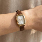 Vintage Embossed Square Watch