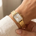 Minimalist Rectangle Watch - Gold