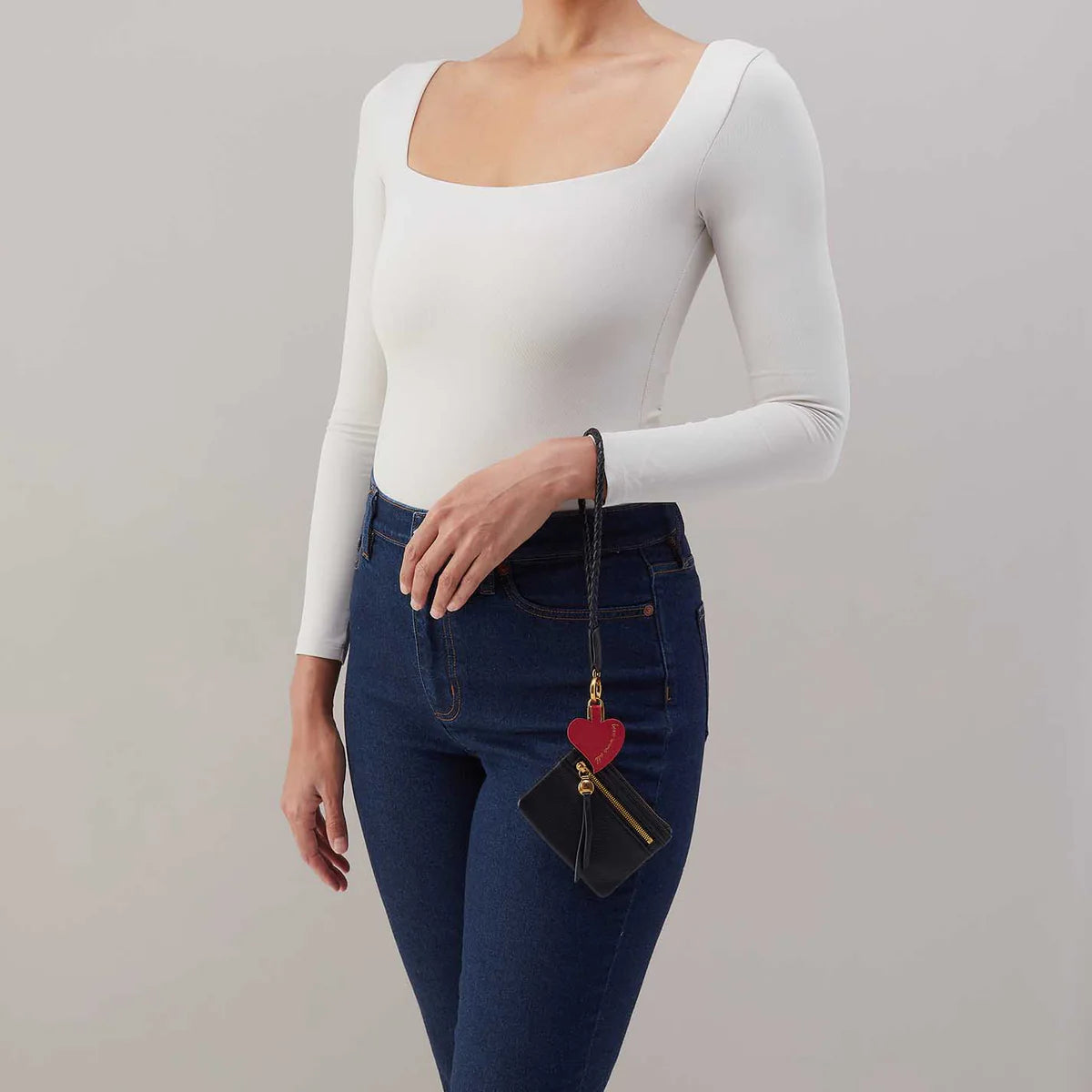 Lasso Phone Wristlet - Pebbled Leather | Black