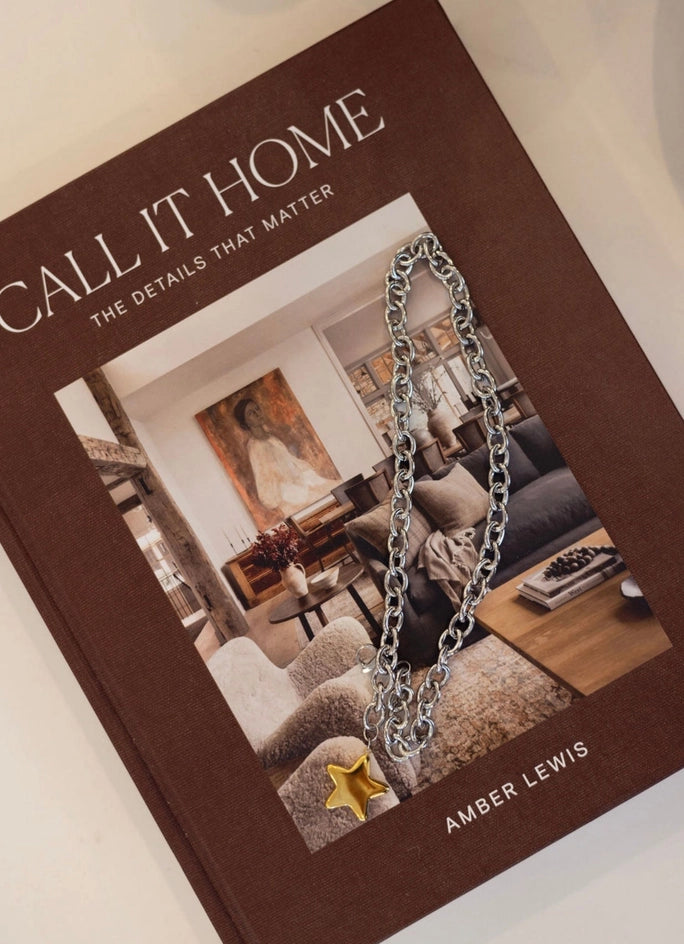 Two Toned Star Necklace