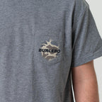 Short Sleeve Tee - Rad Dad Deer Camo - Dark Heather Grey