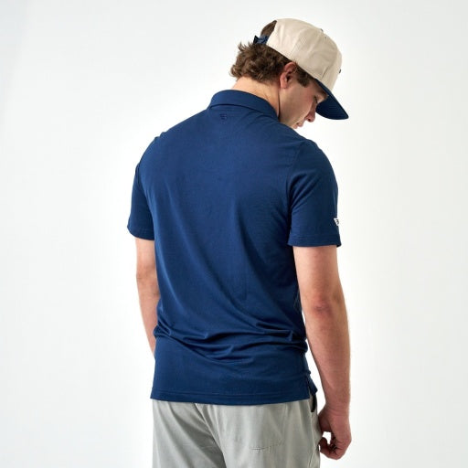 Performance Polo - Heather Navy