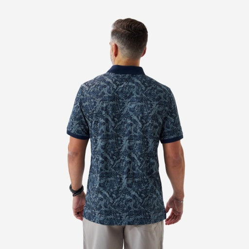 Ringer Performance Polo - Digi Camo - Navy