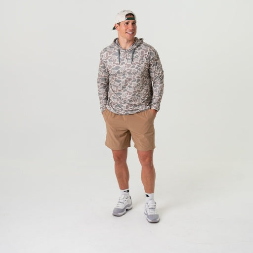 Everyday Short - Desert Tan - Flying Ducks Green Pocket