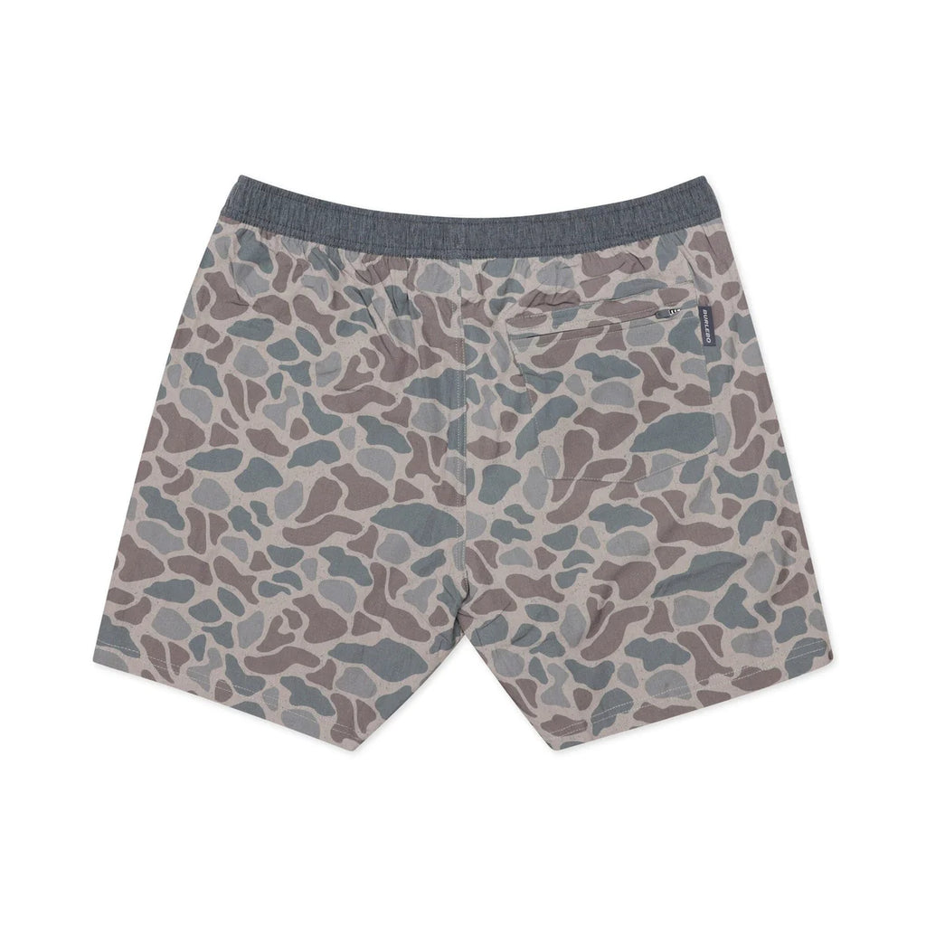 Athletic Short - Classic Deer Camo - Grey Liner 7"