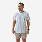 Short Sleeve Tee - Fish Wild - Ash Grey