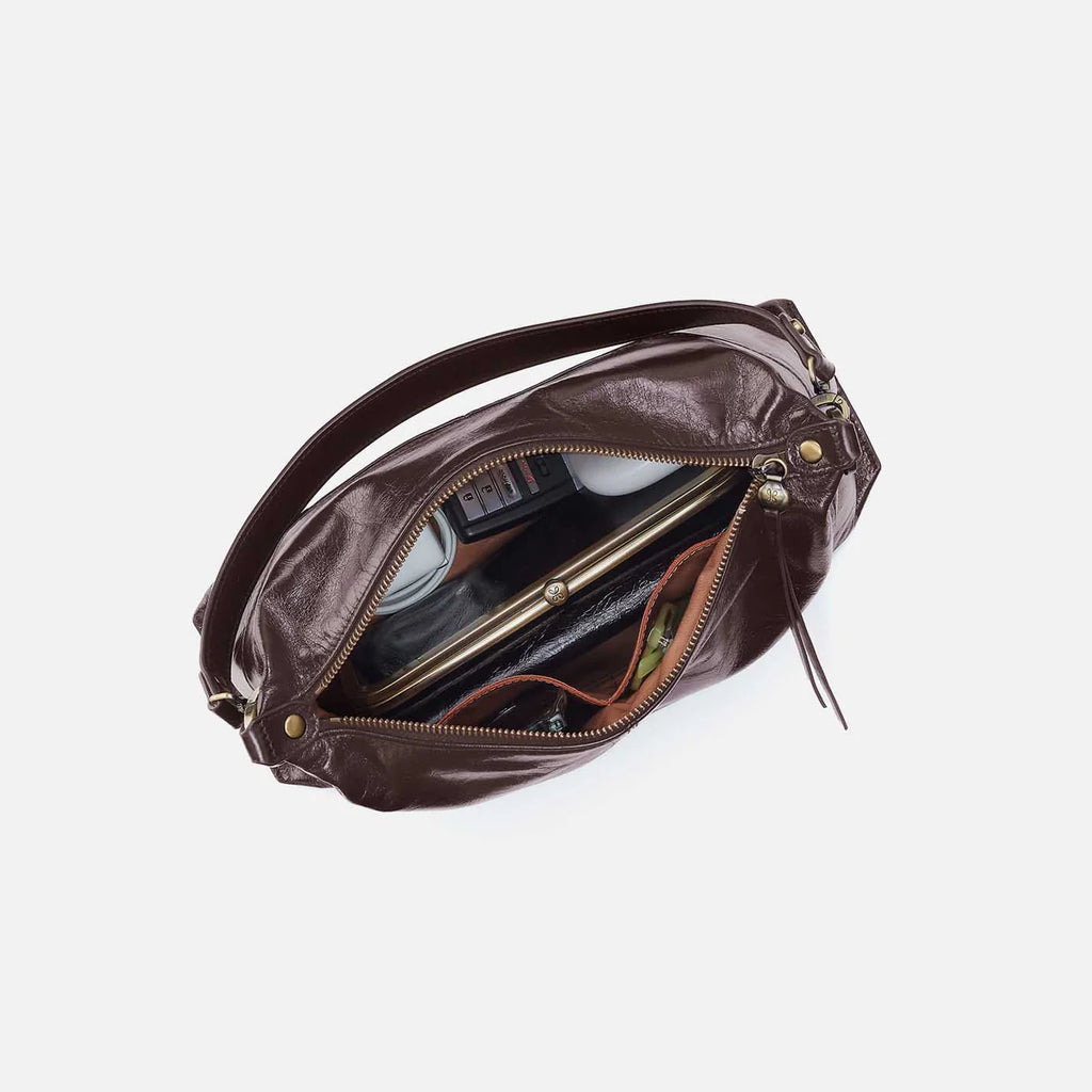 Avon Shoulder Bag - Polished Leather | Hearthstone